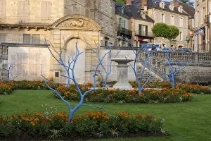 Memorial to French Resistance and civilian casualties of World War 2 at Sarlat Dordogne