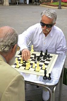 Men Playing Chess in Santa Catalina Park, Las Palmas de Gran Canaria, Gran Canaria Men Playing Chess in Santa Catalina Park, Las Palmas de Gran Canaria, Gran Canaria