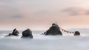 Images Dated 12th December 2017: Meoto Iwa, Futami, Japan