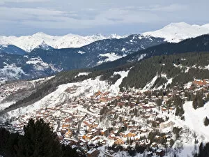French Alps Gallery: Meribel ski resort in the Three Valleys, Les Trois Vallees, Savoie, French Alps, France