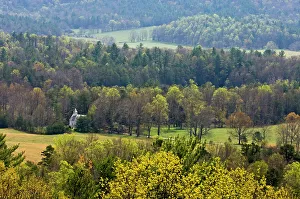 Habitats Prints: Methodist Church from Rich Mountain Road