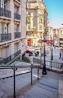 Local Prints: Metro Entrance, Montmartre, Paris, France