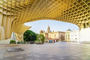 Curve Prints: Metropol Parasol, Seville, Andalusia, Spain