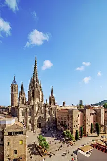 Holy Cross Prints: Metropolitan Cathedral Basilica of the Holy Cross and Saint Eulalia