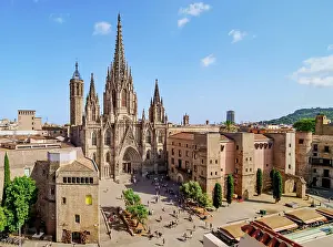 Holy Cross Prints: Metropolitan Cathedral Basilica of the Holy Cross and Saint Eulalia