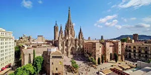 Holy Cross Prints: Metropolitan Cathedral Basilica of the Holy Cross and Saint Eulalia