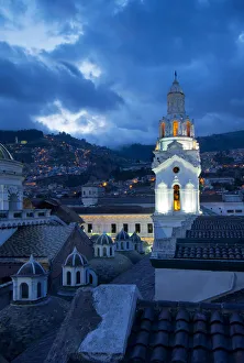 Images Dated 6th January 2014: Metropolitan Cathedral of Quito, La Catedral, Belltower, Old Town, Historical Center