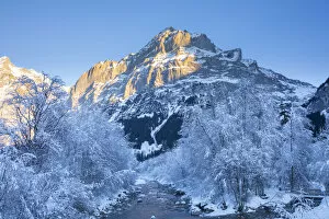 Images Dated 31st January 2022: Mettenberg mountain, Grindelwald, Jungfrau Region, Berner Oberland, Switzerland