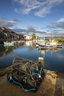 Mevagissey harbour, Cornwall, England, UK