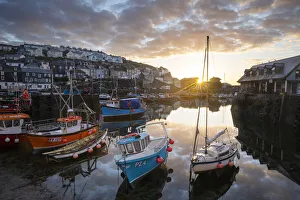 Mevagissey harbour, Cornwall, England, UK