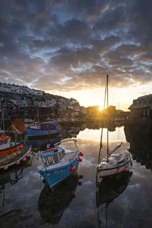 Mevagissey harbour, Cornwall, England, UK