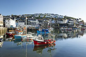 Mevagissey harbour, Cornwall, England, UK