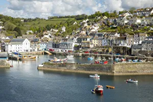 Mevagissey harbour, Cornwall, England, UK