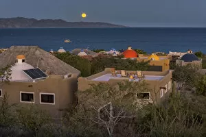 Mexico, Baja California Sur, Houses at Ventana Bay resort