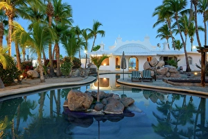 Blue Hour Prints: Mexico, Baja California Sur, la Paz, Hotel Suites El Moro