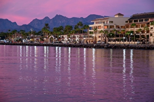 Malecon Prints: Mexico, Baja California Sur, Loreto, malecon