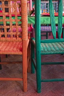 Mexico, Sinaloa State, Mazatlan, Old Mazatlan, Cafe Detail