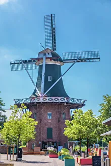 Galeriehollander Prints: Meyer`s Mill in the old town of Papenburg, Emsland, Lower Saxony, Germany