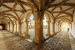 Manueline Prints: Micha cloister. Convent of Christ, a UNESCO World Heritage Site. Tomar, Portugal (MR)