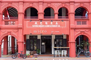 South East Asian Collection: Micro Red House bakery, Katong, Singapore