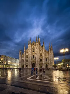 Images Dated 17th July 2017: Milan Cathedral at the Piazza del Duomo, Milan, Lombardy, Italy