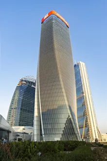 Construction Prints: Milano, Lombardy, Italy The Dritto, Storto and Curvo towers in CityLife district