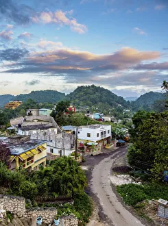 Nine Mile, Bob Marleys birthplace, elevated view, Saint Ann Parish, Jamaica