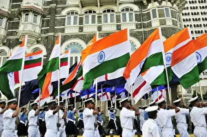 Colours Gallery: Military band in Mumbai (Bombay), India