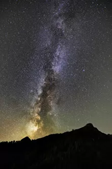 Images Dated 1st March 2017: Milky way from the mountains of Imst, Tyrol, Austria