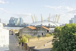 Images Dated 15th September 2020: The Millenium Dome and Trinity Buoy Wharf, London, England, UK