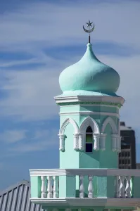 Cape Town Prints: Minaret of mosque, Bo Kaap, Cape Town, Western Cape, South Africa