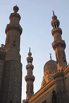 Islamic Cairo Collection: The minarets of Sultan Hassan mosque