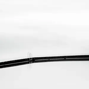 Bude Prints: Minimalist long exposure image, Bude Seapool, Bude, North Cornwall, England