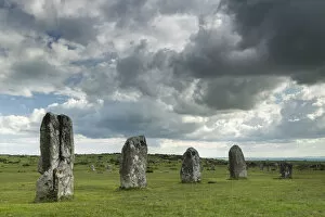 Minions Stone Circle on Bodmin Moor, Cornwall, England