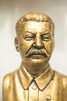 Former Soviet Union Prints: Miniture bust of Stalin, Minsk, Belarus