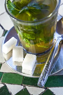 Images Dated 2012 August: Mint Tea, Marrakech, Morocco, North Africa, Africa