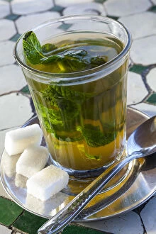 Images Dated 2nd August 2012: Mint Tea, Marrakech, Morocco, North Africa, Africa