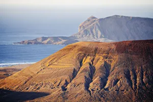 Awlrm Prints: Mirador del Rio viewpoint in Lanzarote, Canaries. La Graciosa island on background