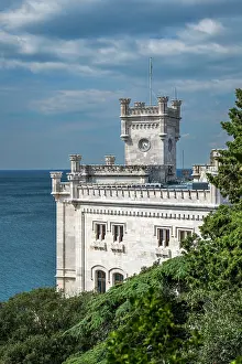 Castello Prints: Miramare Castle, Grignano, Friuli-Venezia Giulia, Italy