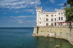 Castello Prints: Miramare Castle, Grignano, Friuli-Venezia Giulia, Italy