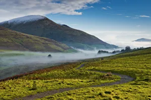 Mist Below Blencathra, Lake District National Park, Cumbria, England