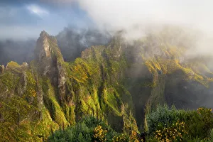 Macaronesia Prints: Mist on the peaks from Miradouro do Ninho da Manta