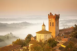 Images Dated 29th November 2016: Mist below San Miniato, Tuscany, Italy