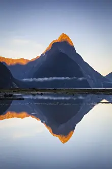 Mitre Peak, Milford Sound, Fiordland National Park, South Island, New Zealand