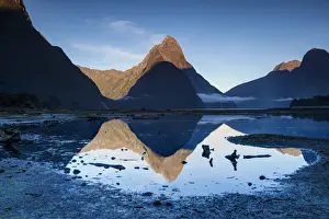 Mitre Peak, Milford Sound, Fiordland National Park, South Island, New Zealand