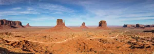 Butte Prints: The Mittens, Monument Valley, Utah, USA