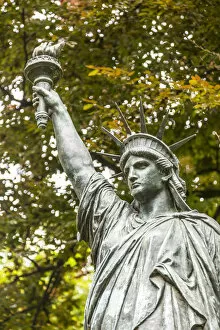 Images Dated 26th May 2017: Model of the Statue of Liberty, Palais du Luxembourg, Paris, France