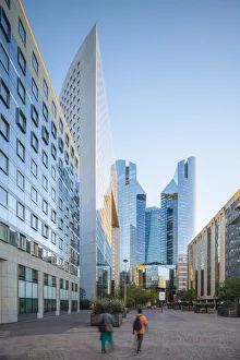 La Defense Prints: Modern Architecture at La Defense, Puteaux, Paris, France