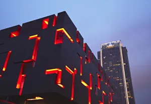 Modern architecture with Ritz-Carlton hotel, Guangzhou, Guangdong Province, China