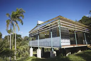 Brumadinho Prints: Modern art pavilion by Rirkrit Tiravanija at Centro de Arte Contemporanea Inhotim